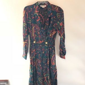 Vintage Paisley Tanner Dress